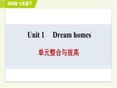 译林版七年级下册英语 Unit1 单元整合与拔高 习题课件