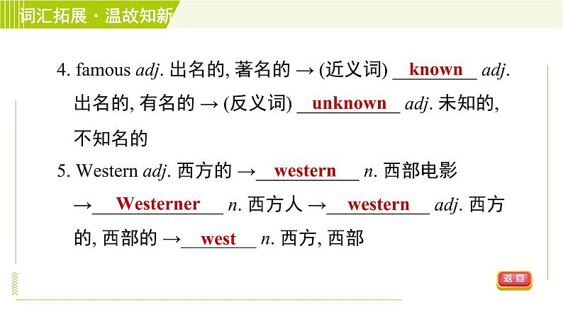 译林版七年级下册英语 Unit3 Period 6 Task & Self­assessment 习题课件第7页