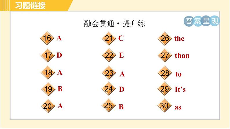 人教版八年级下册英语 Unit7 Period 5 Section B(2a-2e) 习题课件03