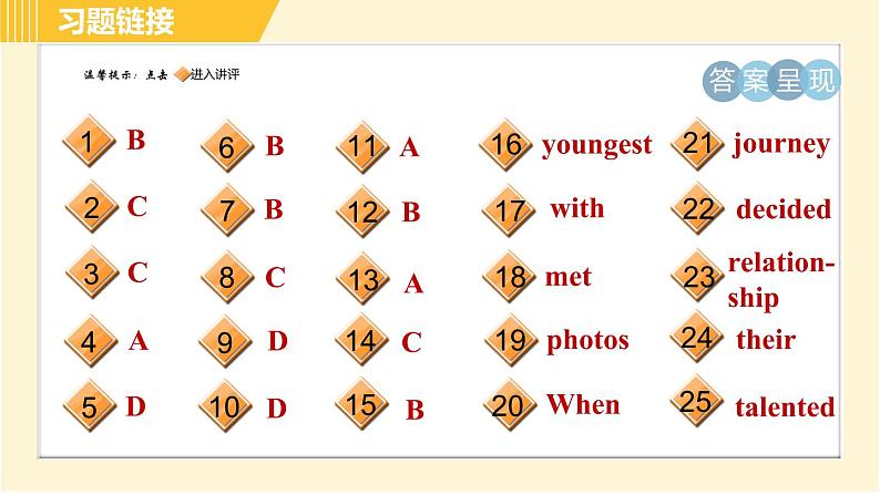 人教版八年级下册英语 Unit7 Period 7 Section B(Self Check) 习题课件02