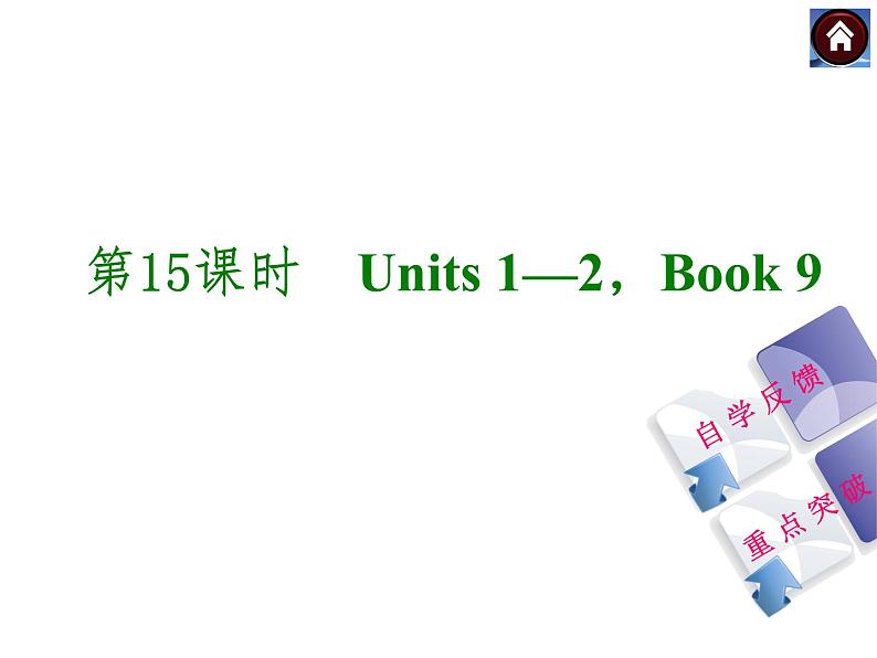 人教版九年级英语复习课件（自学反馈+重点突破）：Units 1—2，Book 9（共30张PPT）01