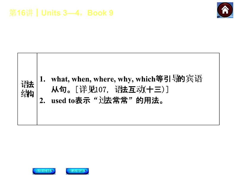 人教版九年级英语复习课件（自学反馈+重点突破）：Units 3—4，Book 9（共39张PPT）第8页