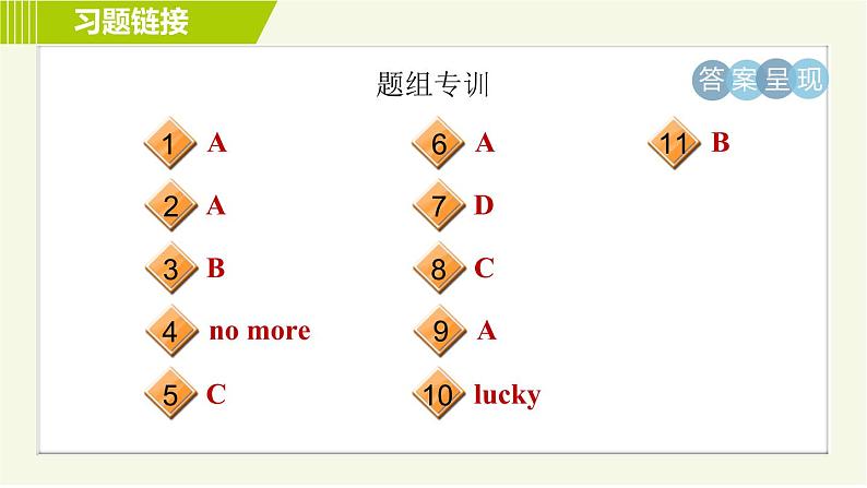 冀教版七年级下册英语 Unit7 Lesson 40 习题课件03