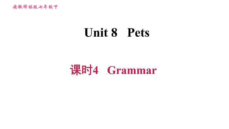 牛津译林版七年级下册英语 Unit8 习题课件01