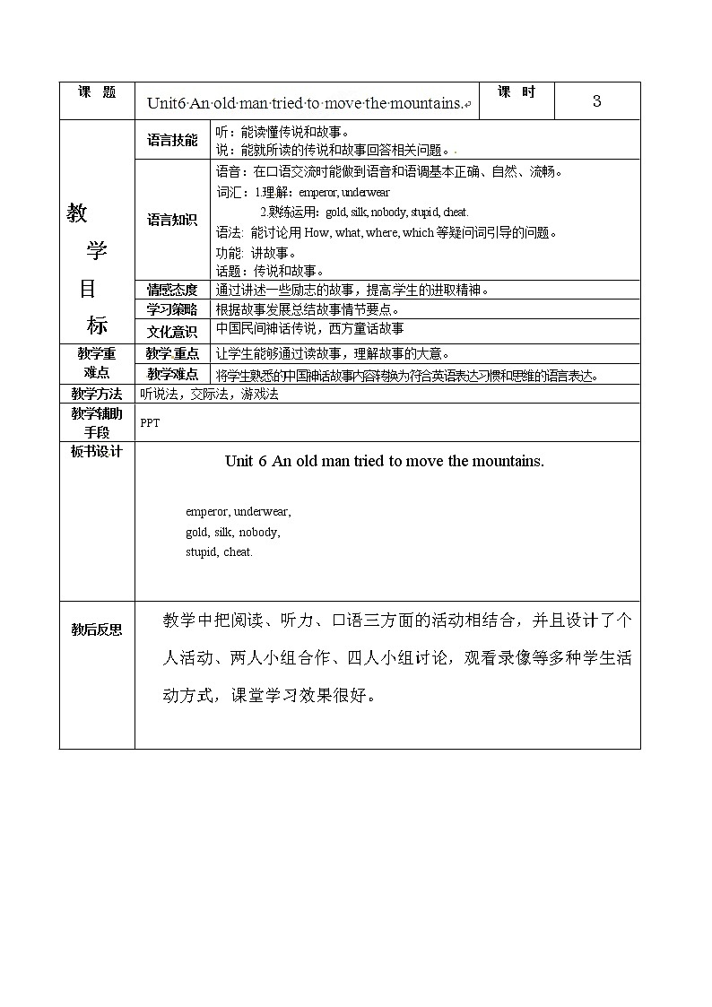 人教版八年级英语下册集体备课全套教案（40份）01