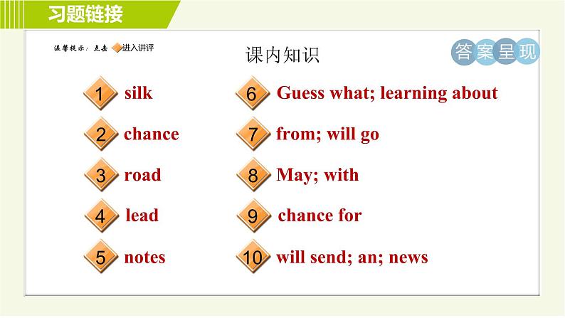 冀教版七年级下册英语 Unit1 Lesson 1 习题课件02