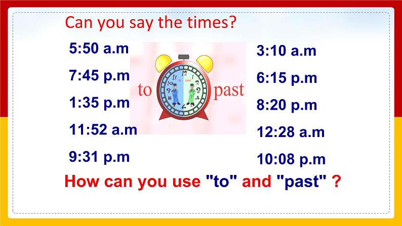 Unit 2 What time do you go to school Section B (1a—2c)（课件+教案+练习+学案）03