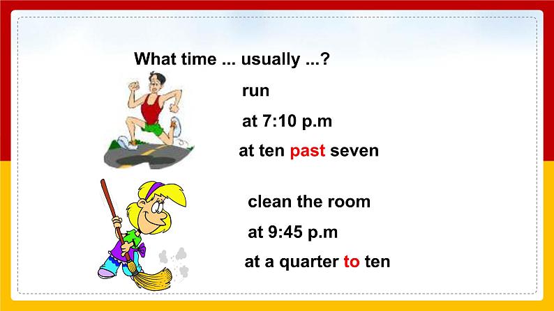 Unit 2 What time do you go to school Section B (1a—2c)（课件+教案+练习+学案）07