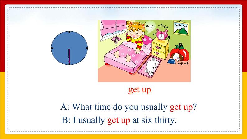 Unit 2 What time do you go to school Section A (1a—1c)第4页