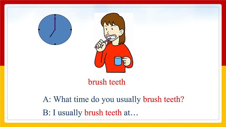 Unit 2 What time do you go to school Section A (1a—1c)第6页