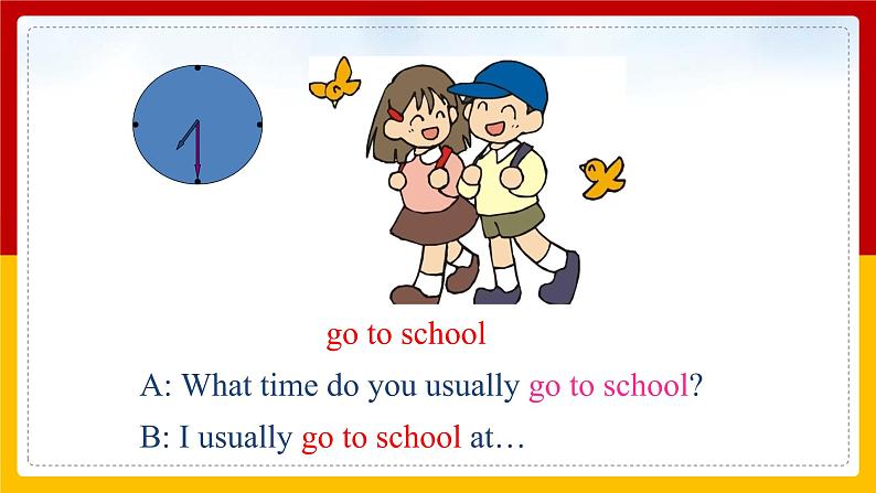 Unit 2 What time do you go to school Section A (1a—1c)第8页