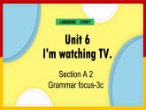 Unit 6 I'm watching TV Section A (2a-3c)（课件+教案+练习+学案）