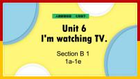 初中英语人教新目标 (Go for it) 版七年级下册Unit 6 I’m watching TV.Section B教学演示课件ppt