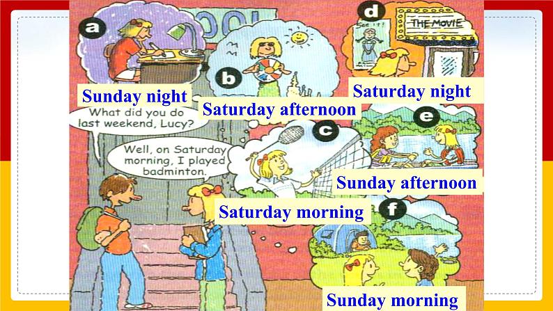 Unit 12 What did you do last weekend Section A (1a-1c)（课件+教案+练习+学案）08