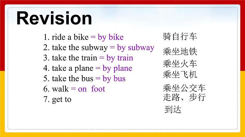 Unit 3 How do you get to school Section A (2a—3c)（课件+教案+练习+学案）02