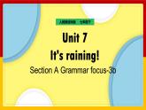 Unit 7 It's rainning Section A (2a-3b)（课件+教案+练习+学案）