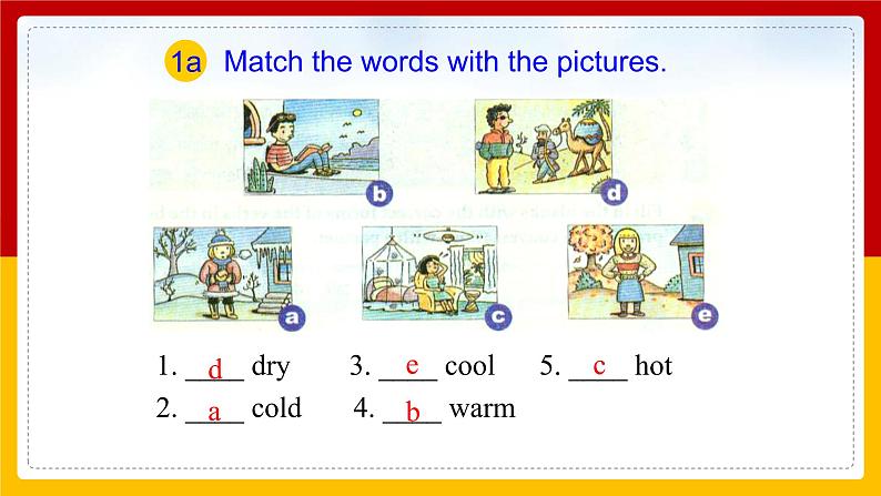 Unit 7 It 's rainning Section B (1a-2c)第4页