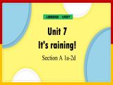 Unit 7 It's rainning Section A (1a-1c)（课件+教案+练习+学案）