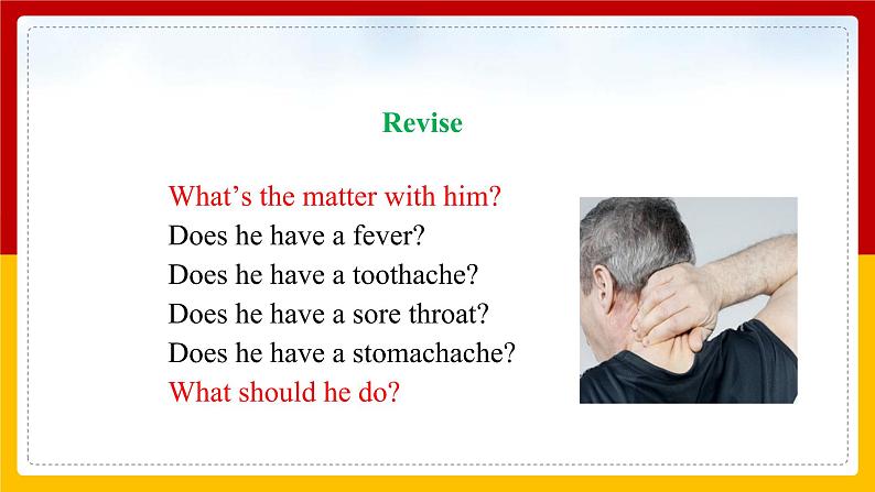 Unit 1 What’s the matter_Period 2(Section A 3a-3c)（课件+教案+练习+学案）05