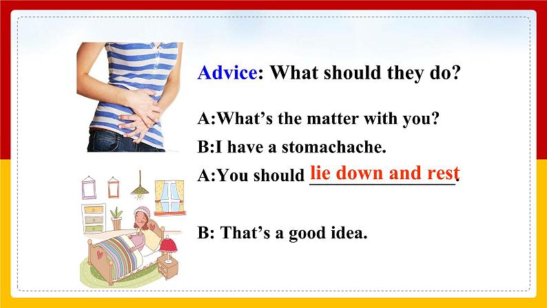 Unit 1 What’s the matter_Period 2(Section A 3a-3c)（课件+教案+练习+学案）06