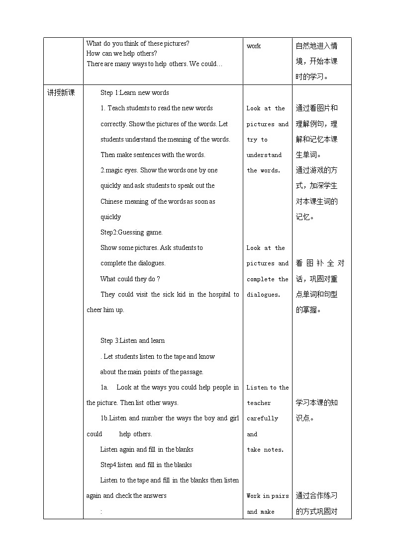 Unit 2 I'll help to clean up the city parks SectionA 1a-1c（课件+教案+练习+学案）02