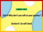 Unit 4 Why don't you talk to your parents Section B 3a-self check（课件+教案+练习+学案）