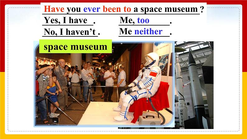 Unit 9 Have you ever been to a museum.Period 2(Section A 3a-3c)（课件+教案+练习+学案）08