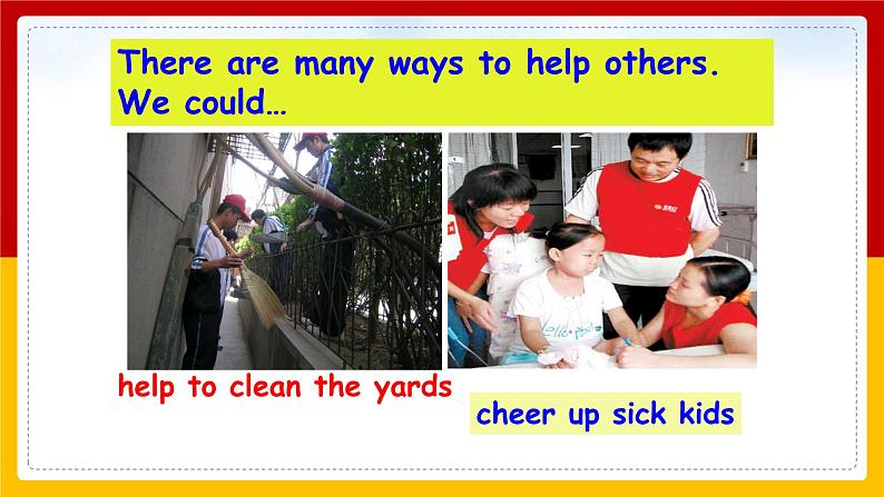Unit 2 I’ll help to clean up the city parks. Period 1(Section A 1a-2d)（课件+教案+练习+学案）07
