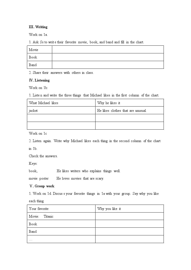 Unit 9 I like music that I can dance to Section A 3（课件+教案+练习+学案）03