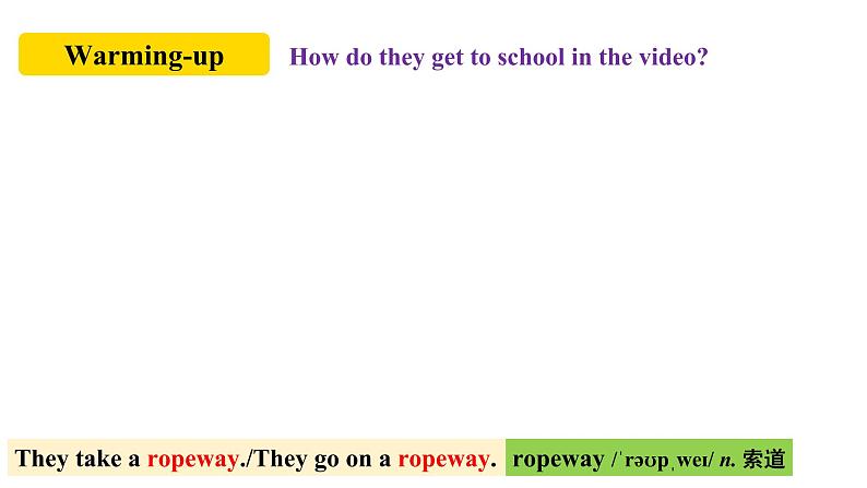 人教新目标七年级英语下册--Unit3 How do you get to school ？SectionB 2a-2d阅读课件+音视频02