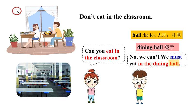 Unit 4 Don’t eat in class.   SectionA (1a-2c )第5页