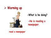 Unit 6 I’m watching TV.【教学课件+教案+导学案+-知识点总结+教材听力原文及译文+课文及单词录音+练习题】