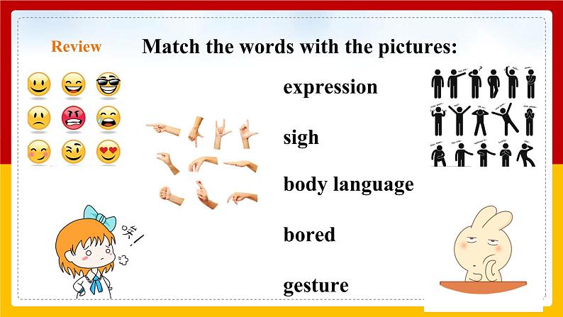 Unit 2 Body language Period 2 Reading II & listening课件PPT03