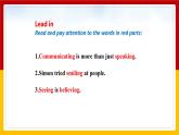 Unit 2 Body language Period 3 Grammar课件PPT