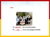 Unit5 Save the endangered animals Period 3 Grammar课件PPT