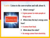 Unit 6 Electricity Period 1 ReadingⅠ课件PPT+教案+学案+练习