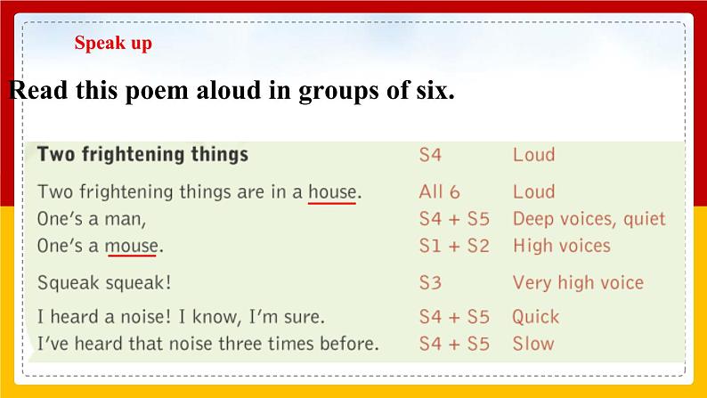 Unit 7 Poems Period 4 Speaking & Writing课件PPT+教案+学案+练习07
