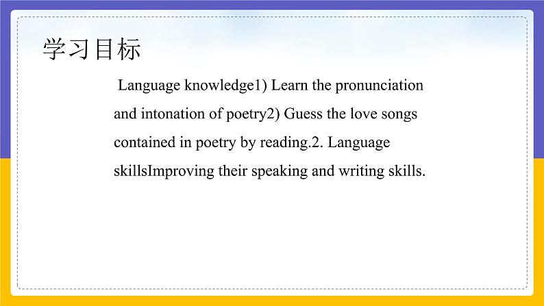 Unit 7 Poems Period 4 Speaking & writing课件+教案+学案+练习02