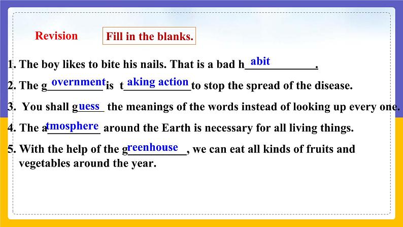 Unit 3 The environment Period 2 Reading II & Listening课件PPT02