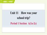 人教版七年级下册英语 Unit11 Period 1 Section A (1a－2c) 习题课件