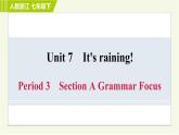 人教版七年级下册英语 Unit7 Period 3 Section A Grammar Focus 习题课件
