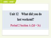 人教版七年级下册英语 Unit12 Period 2 Section A (2d－3c) 习题课件