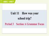 人教版七年级下册英语 Unit11 Period 3 Section A Grammar Focus 习题课件