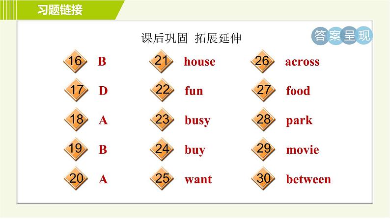 鲁教五四版六年级下册英语 Unit10 Period 2 Section A (Grammar Focus－3c) 习题课件05