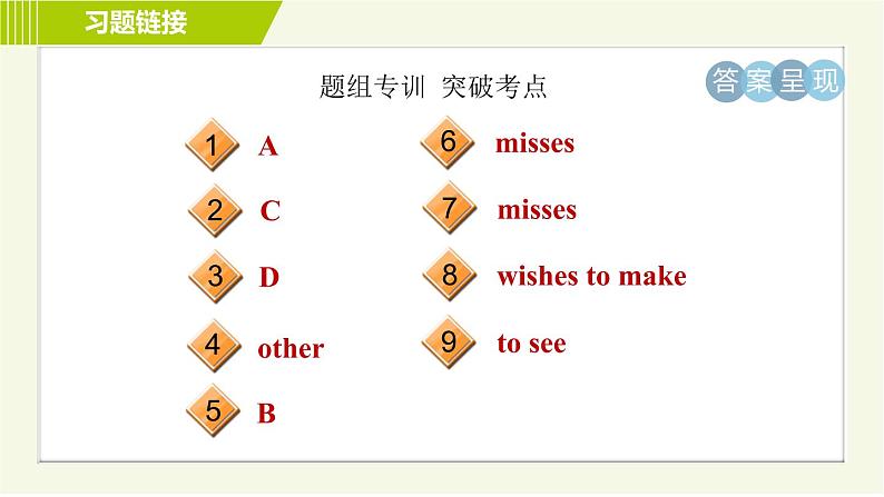 鲁教五四版六年级下册英语 Unit8 Period 3 Section B(1a－2c) 习题课件03