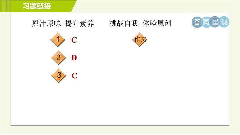 鲁教五四版六年级下册英语 Unit6 单元整合与拔高 习题课件第3页