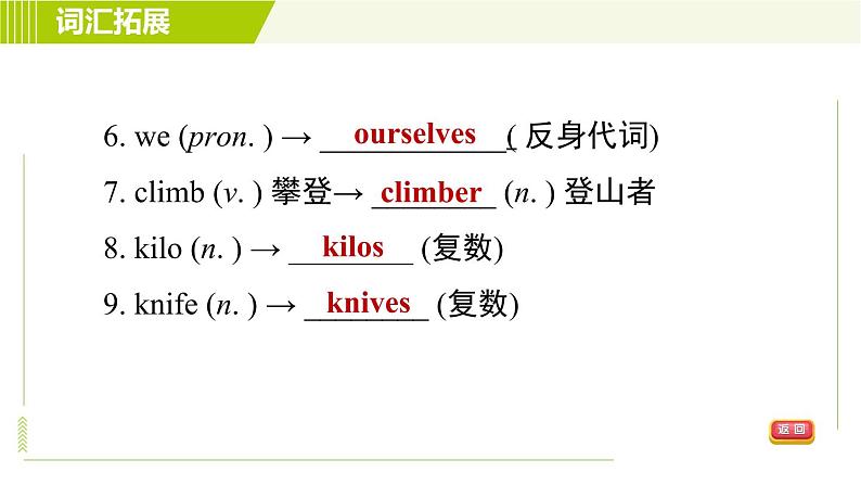 鲁教五四版七年级下册英语 Unit7 习题课件05