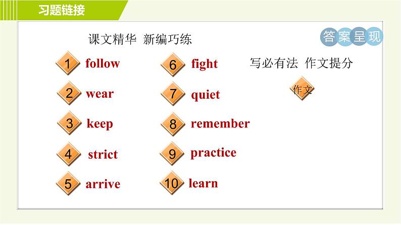 鲁教五四版六年级下册英语 Unit6 Period 4 Section B(3a－Self Check) 习题课件第3页