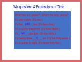 Unit4 What time is it第3課時 SectionD課件 初中英語仁愛版七年級上冊（2021年）
