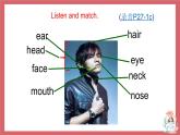 Unit2 I have a small nose.第1課時Section A課件 初中英語仁愛版七年級上冊（2021年）